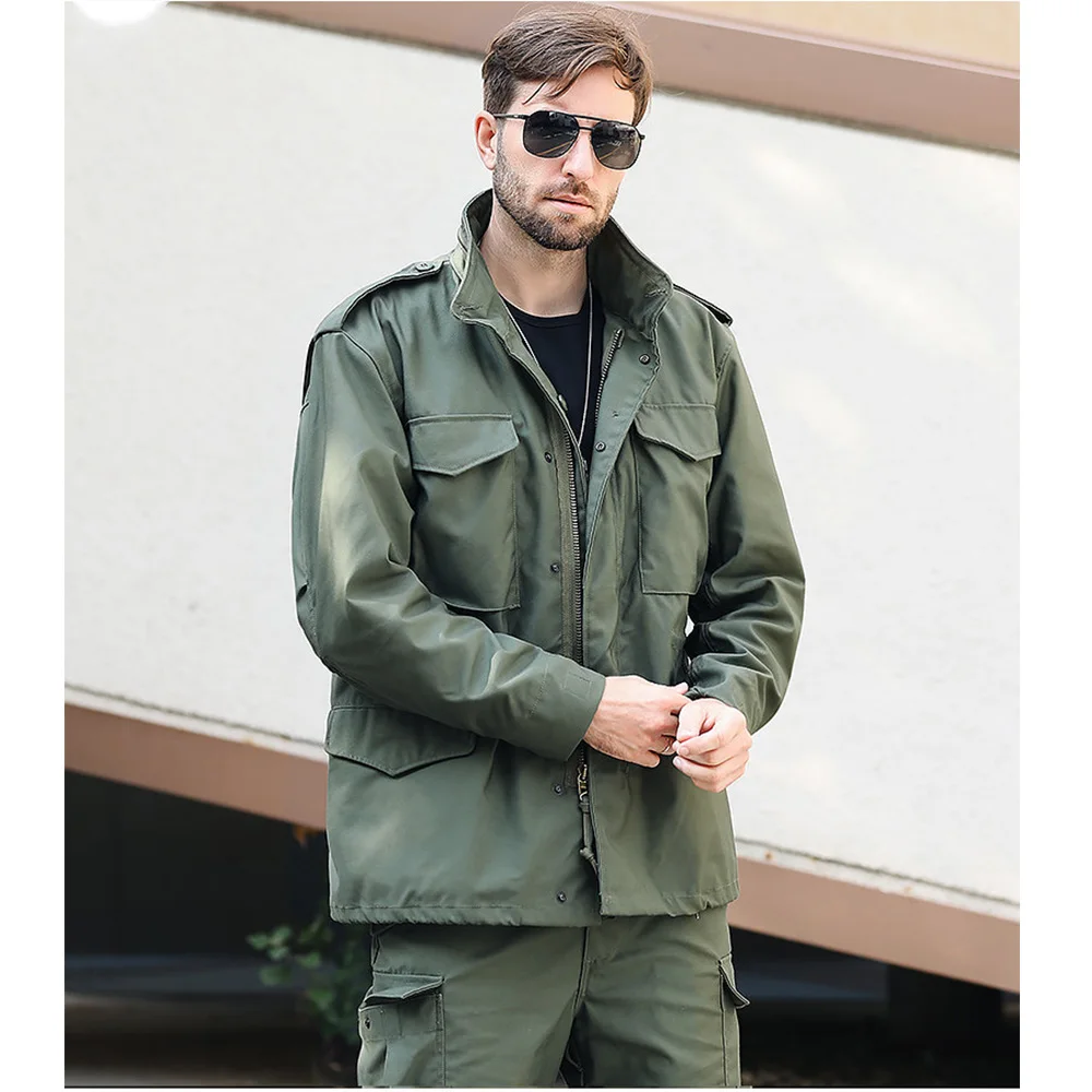 Abrigo de campo M65 chaqueta militar II Guerra Mundial hombre exterior - imagen 3
