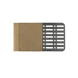 Portaplaca táctica de expansión lateral para chaleco de pecho