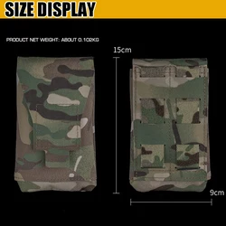 Bolsa MOLLE táctica plegable de despliegue rápido para cinturón