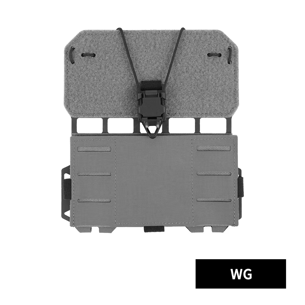 Soporte táctico MOLLE plegable para teléfono con bolsa porta placa - imagen 5