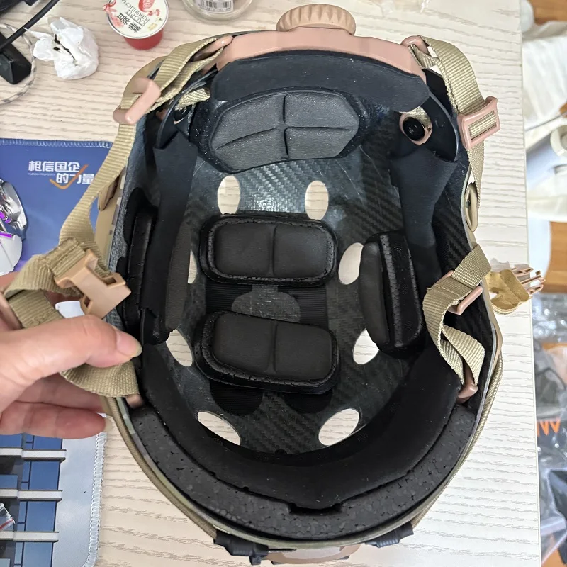 FAST casco táctico PJ Series de fibra de carbono ventilado ligero - imagen 3