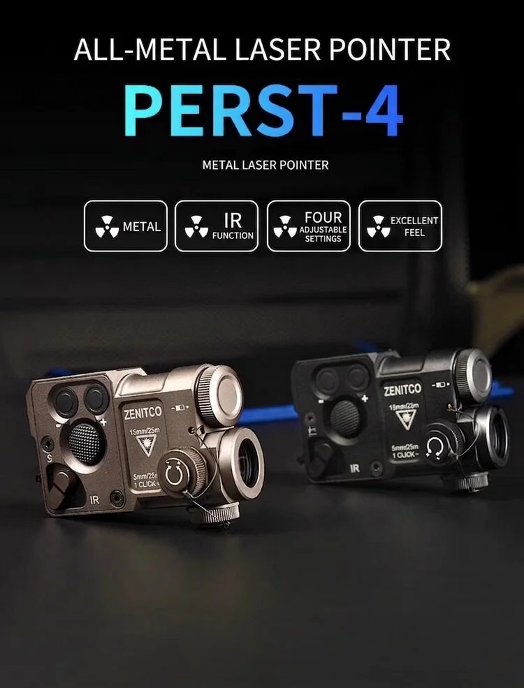 PERST-4 láser táctico verde IR metálico para armas - imagen 4