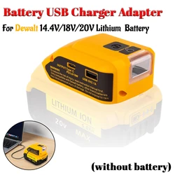 Dewalt cargador USB-C dual con adaptador CC y luz LED portátil
