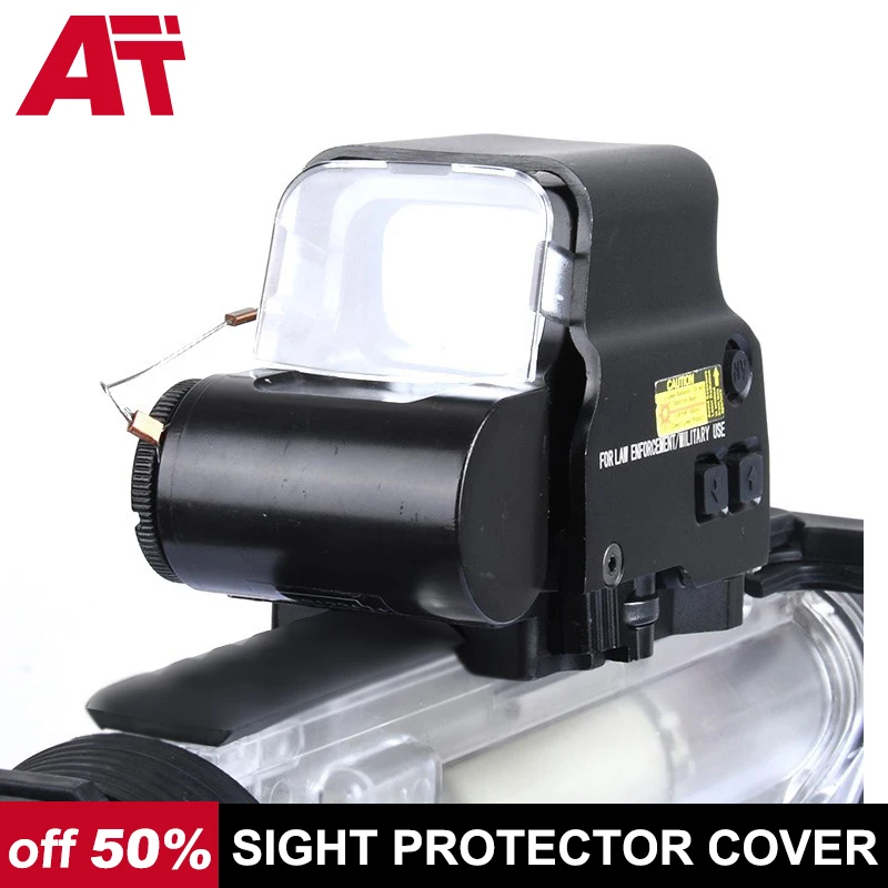 Protector de lente táctico acrílico transparente para mira holográfica - imagen 5