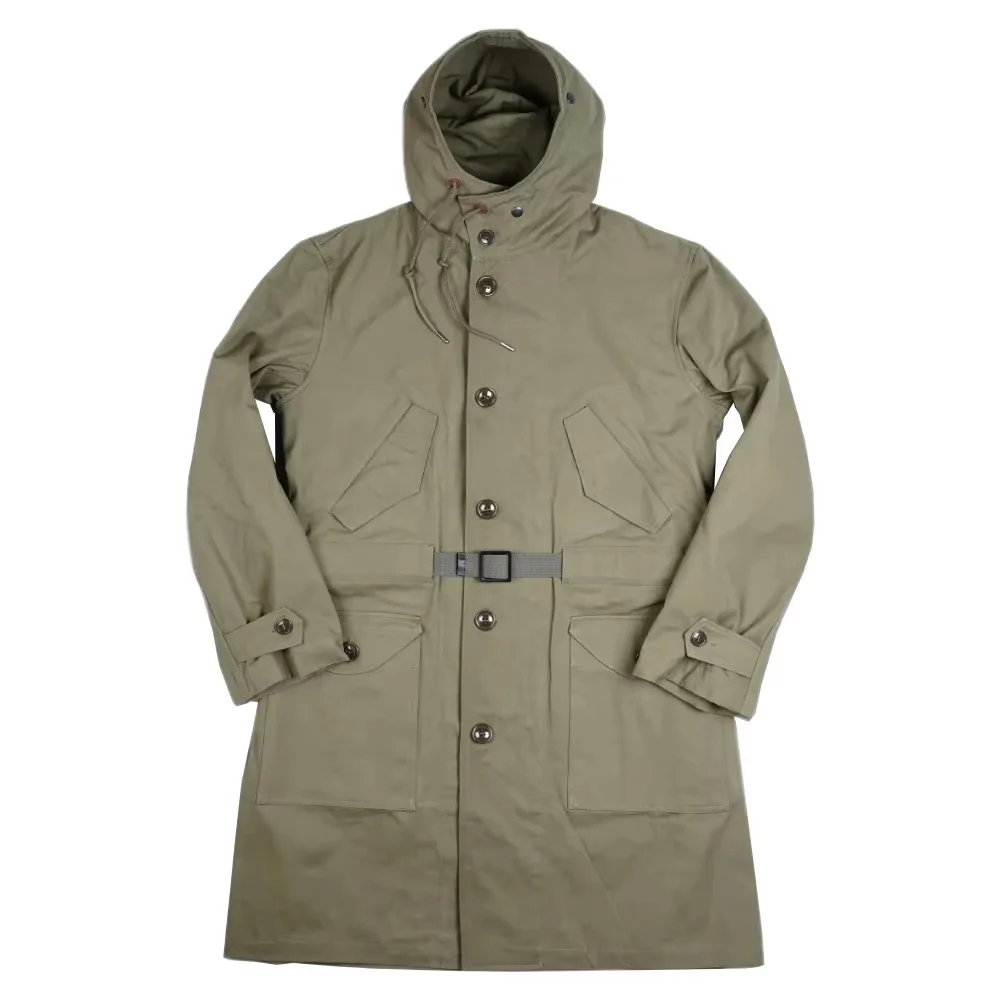 Chaqueta militar M47 verde para hombre – Cortavientos retro