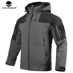 Emersongear Chaqueta impermeable azul G2 para caza y senderismo