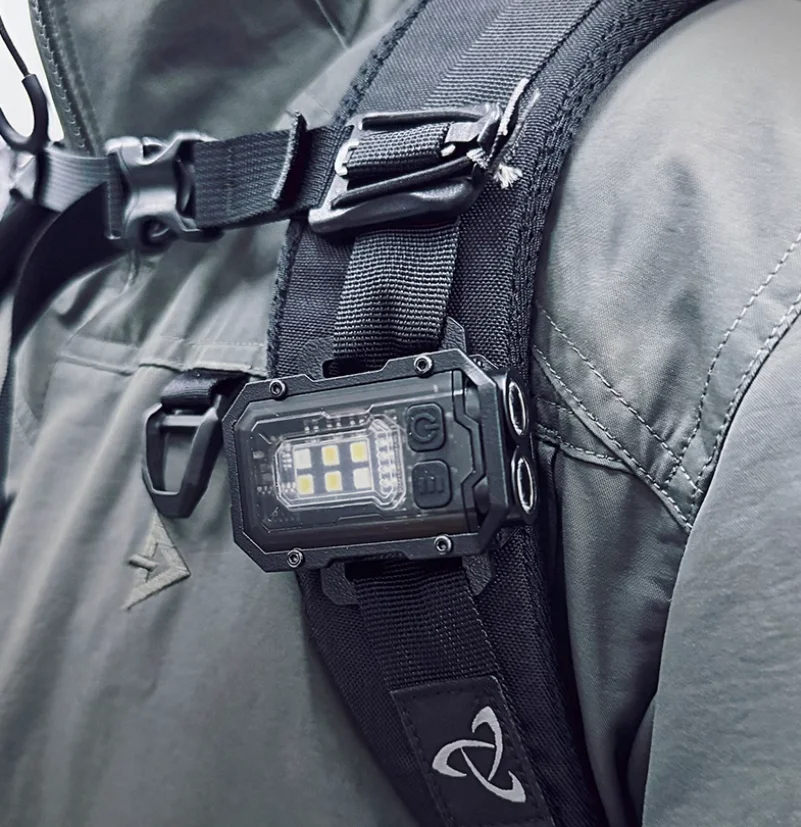 Linterna táctica LED luz de trabajo EDC con montaje MOLLE portátil - imagen 5