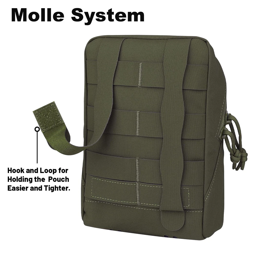 Bolsa táctica MOLLE admin multiusos expandible para EDC