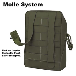 Bolsa táctica MOLLE admin multiusos expandible para EDC