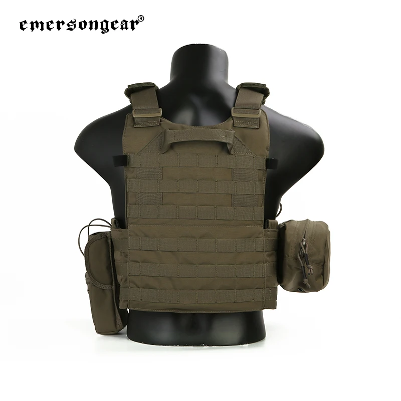 Emersongear LBT6094A chaleco portador de placas airsoft verde táctico - imagen 3