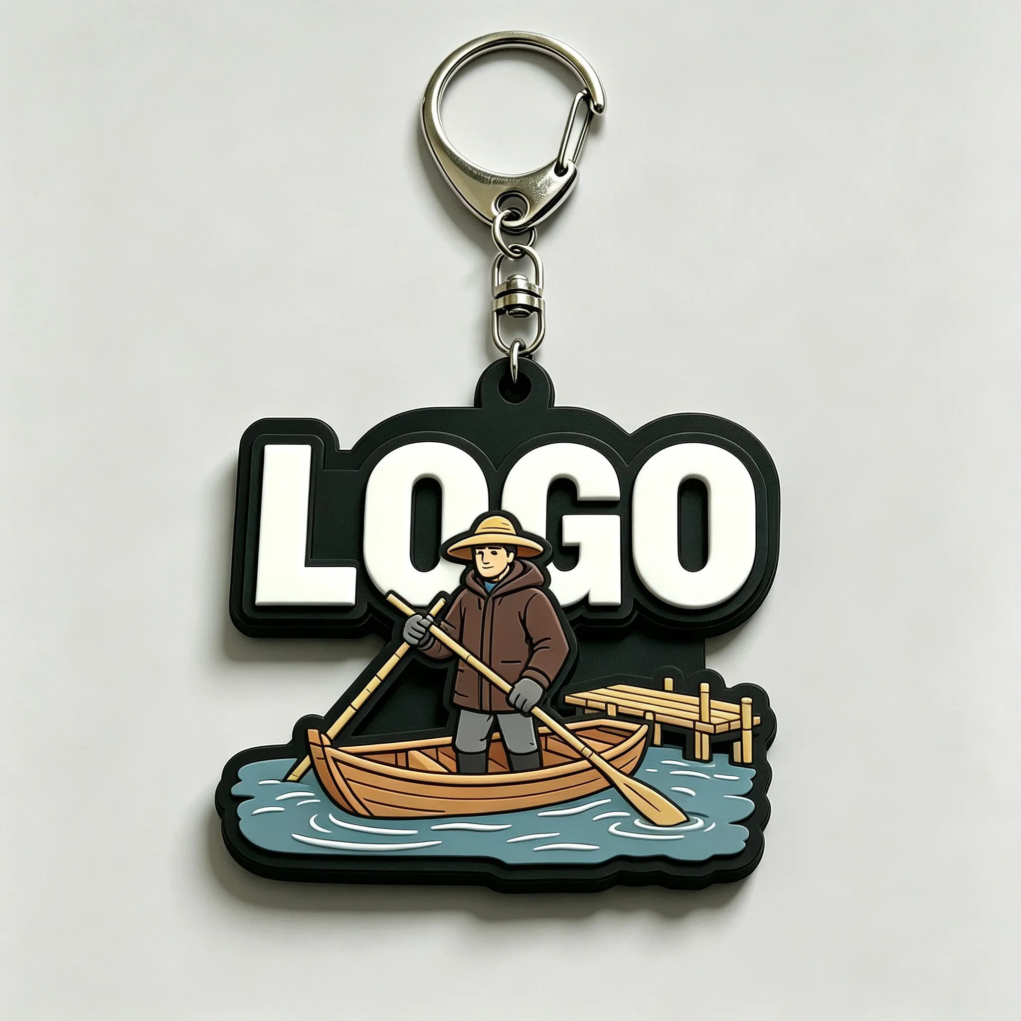 Llavero de PVC personalizado con logotipo para empresas - imagen 5