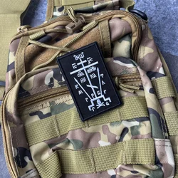 Parche táctico bordado Cristianismo ortodoxo con velcro para mochila