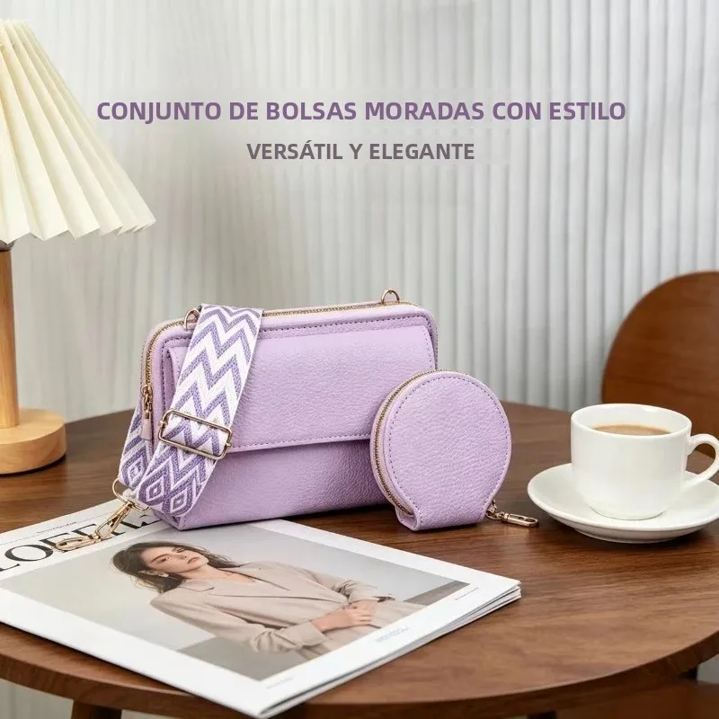 Bandolera táctica mujer con bolsillo para teléfono y correa ancha - imagen 5
