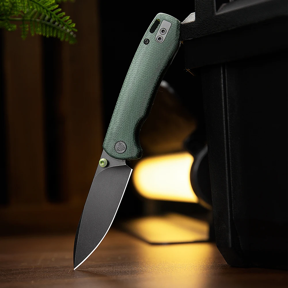 TRIVISA Dragonfly EDC cuchillo plegable bolsillo Micarta G10 - imagen 4