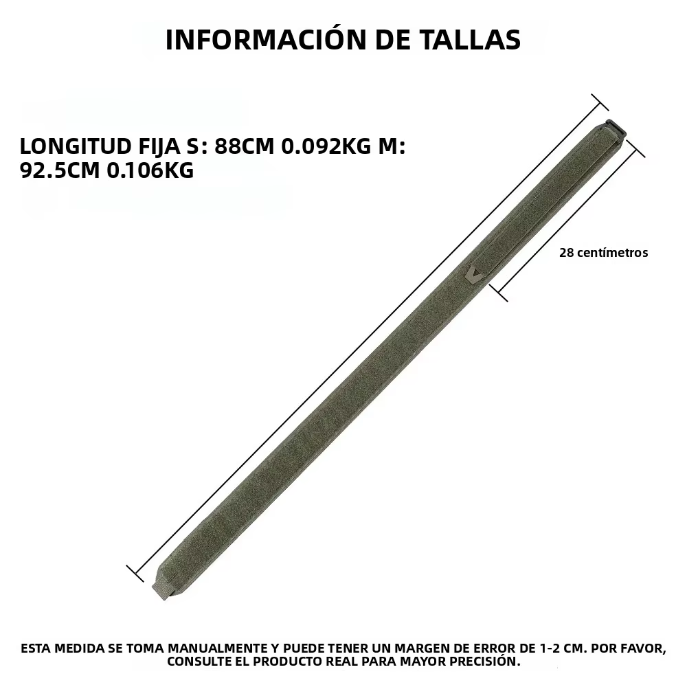 SINAIRSOFT cinturón táctico nylon liberación rápida airsoft - imagen 4