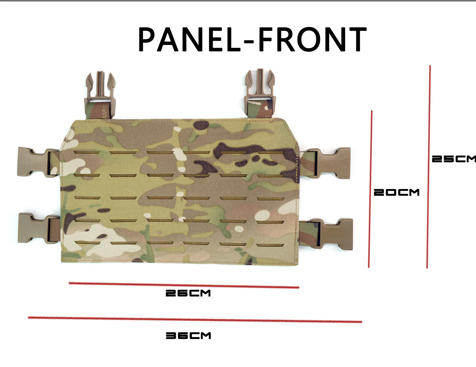 Portaplacas DMGear SS D3 con sistema Molle para Airsoft