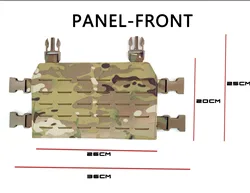 Portaplacas DMGear SS D3 con sistema Molle para Airsoft