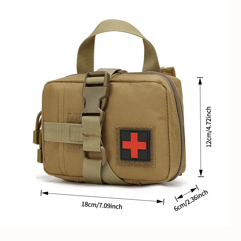 Bolsa táctica IFAK de primeros auxilios con MOLLE y liberación rápida - imagen 2
