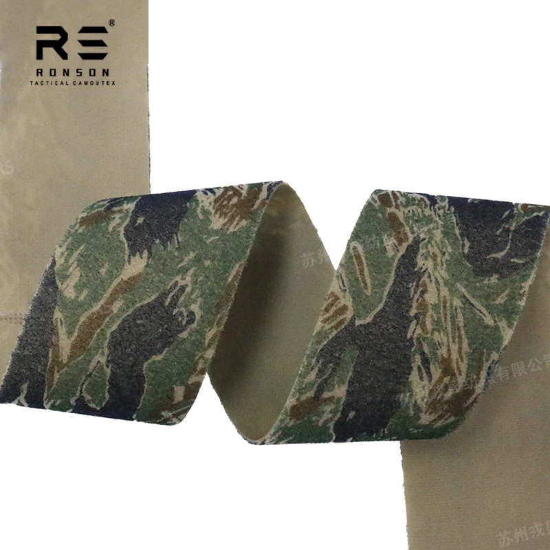 Gancho y bucle camuflaje con tira de nailon tipo tigre