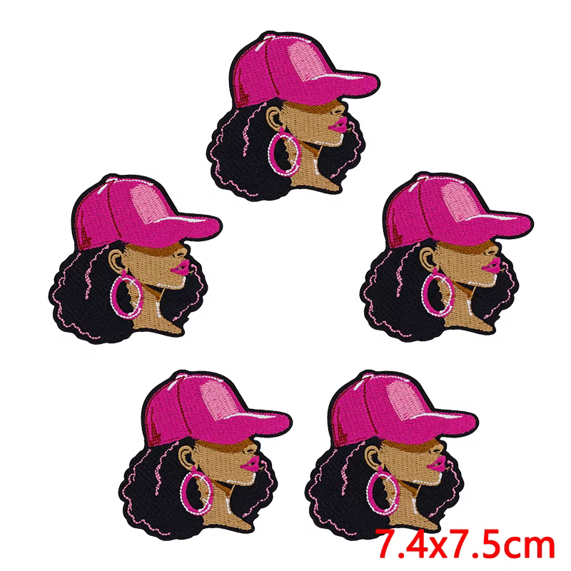Parche de estilo roseta y caricatura