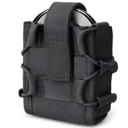 Funda táctica MOLLE para esposas de nylon, abierta y universal