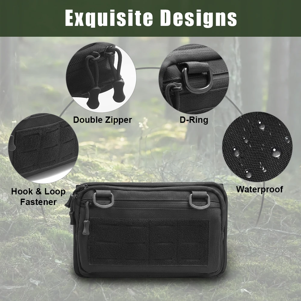 Bolsa táctica MOLLE universal para cargadores de pistola y herramientas - imagen 2