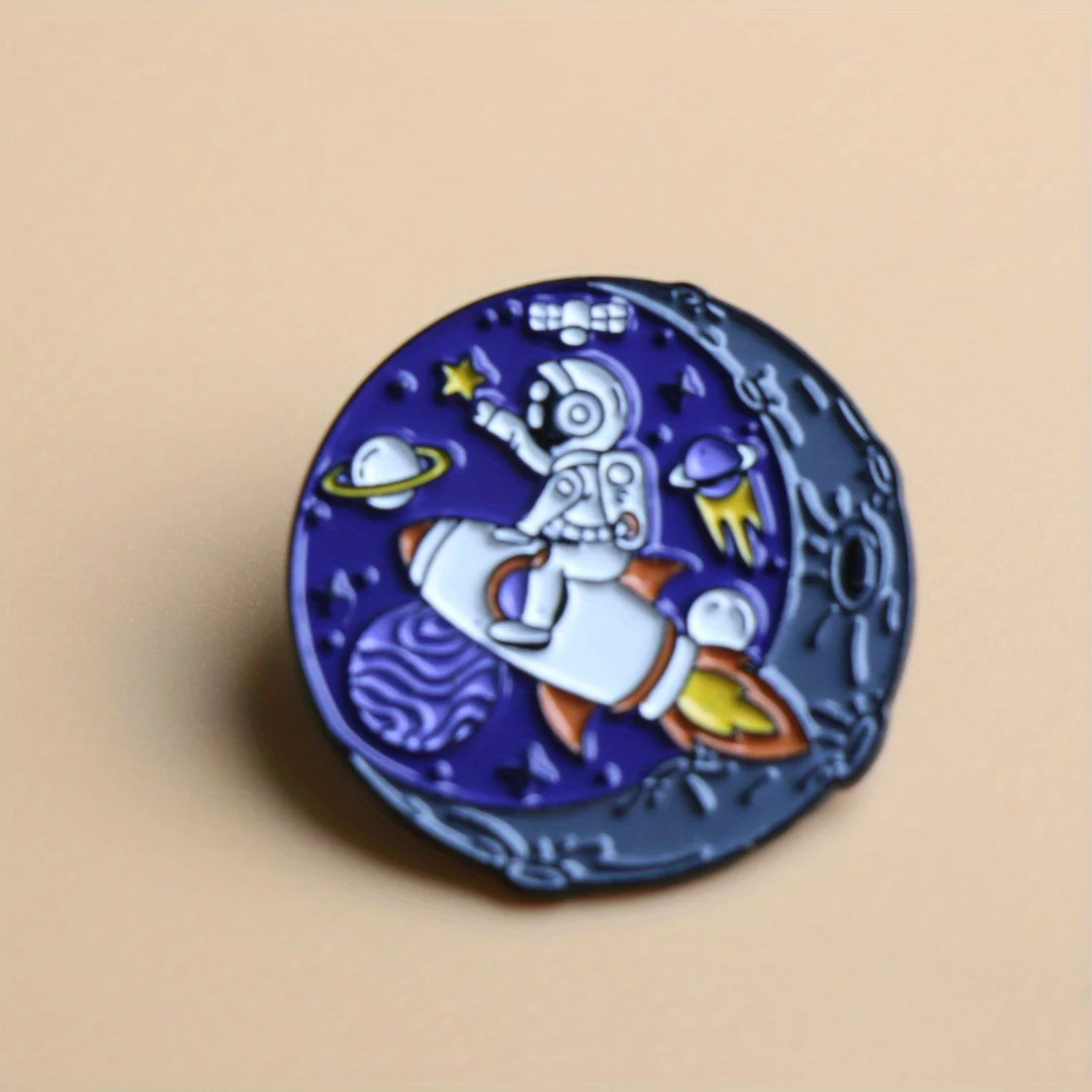 Broche de esmalte metal paracaidismo – regalo táctico para mochila - imagen 3