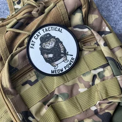 FAT CAT Parche táctico militar moral con velcro gancho-bucle