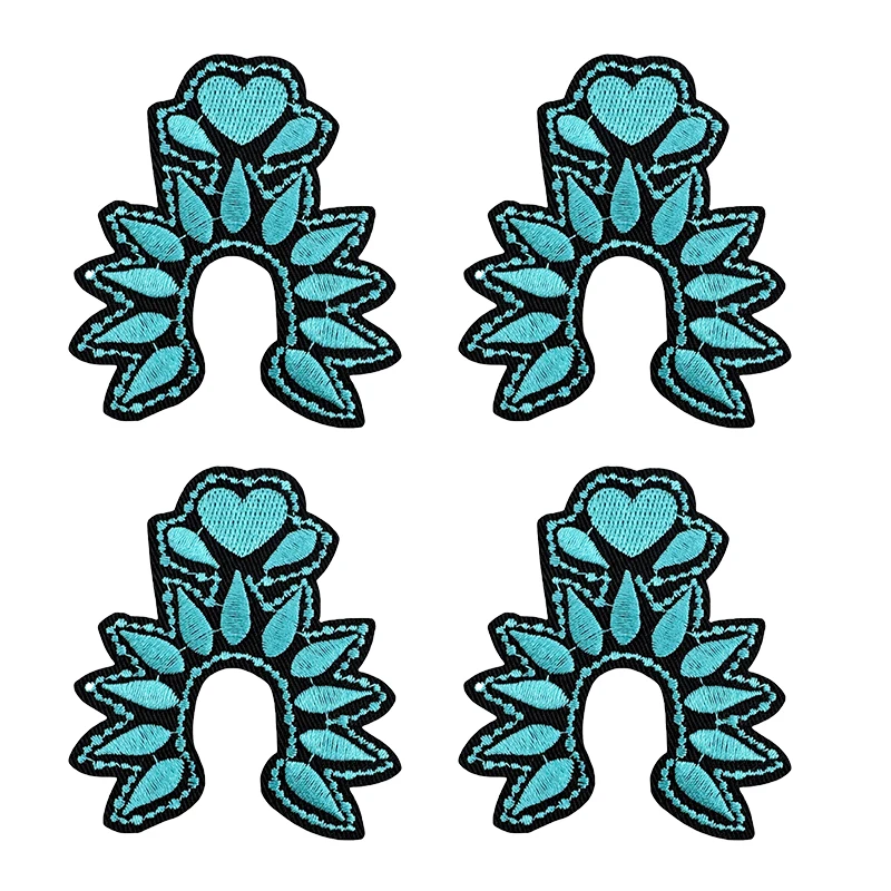 Parche bordado letras personalizables estilo western para coser o planchar - imagen 3