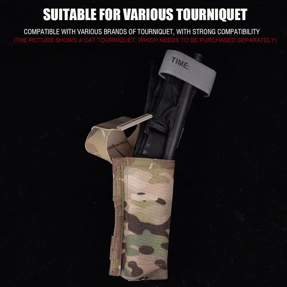 Bolsa IFAK MOLLE con soporte TQ y funda cizalla de primeros auxilios - imagen 4