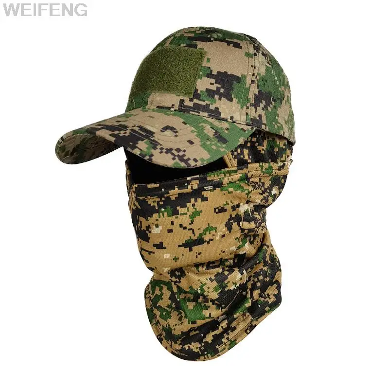 Pasamontañas táctico camuflaje completo para outdoor - imagen 4