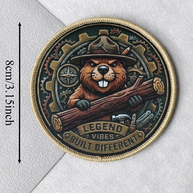 Parches tácticos Squirrel Squad con gancho y bucle para uniforme - imagen 4