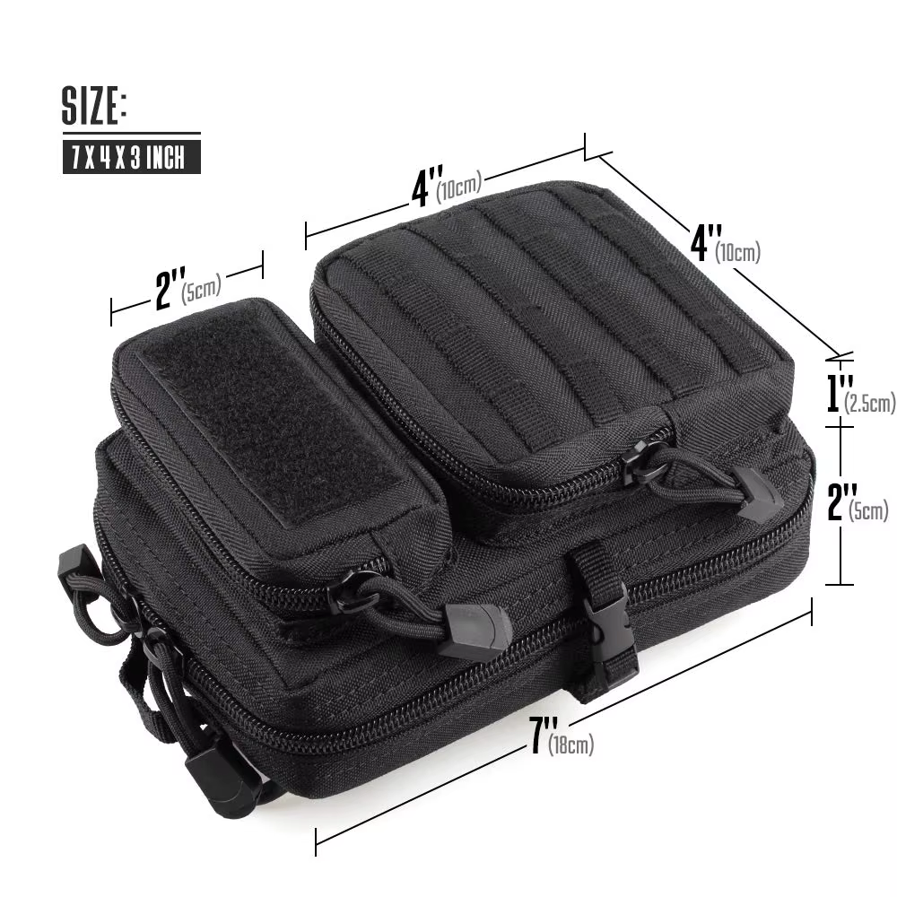 Mini bolsa táctica MOLLE EDC para cintura - imagen 5