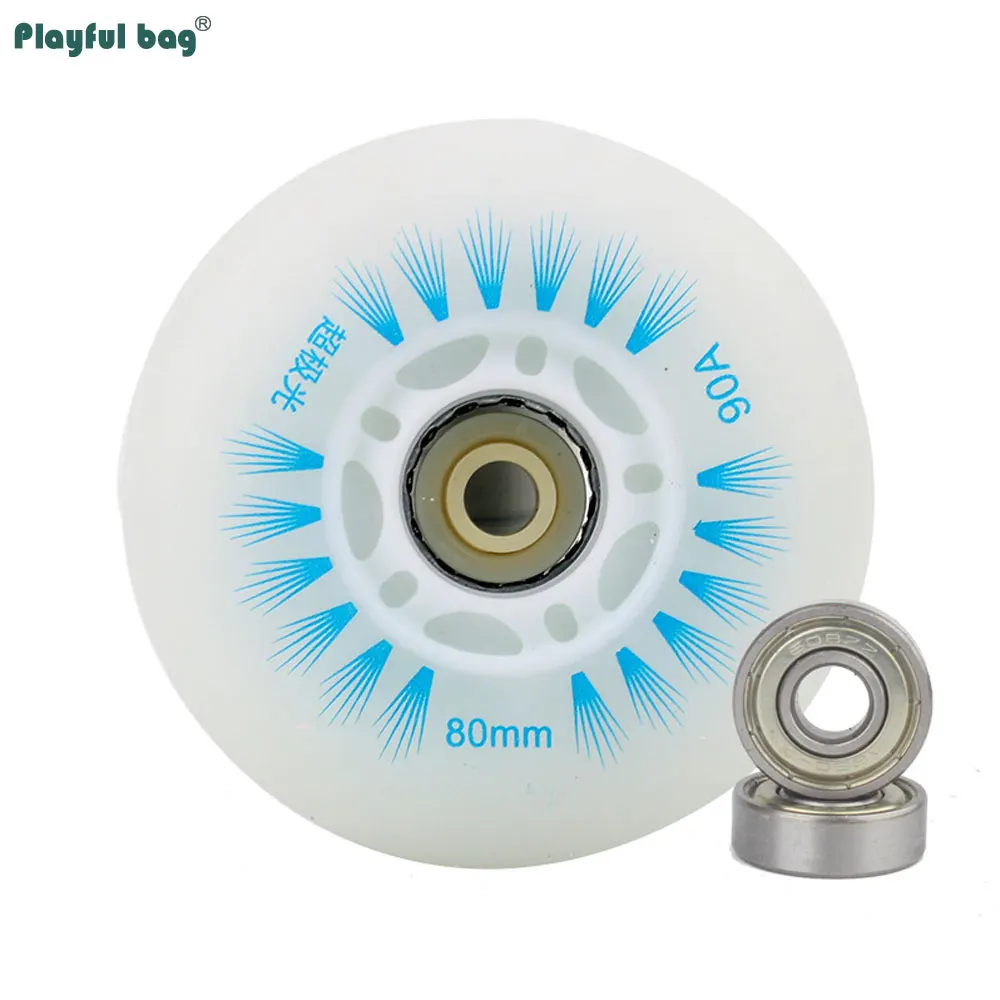 Ruedas patines PU 90A – Resistencia al desgaste 80-110mm - imagen 2