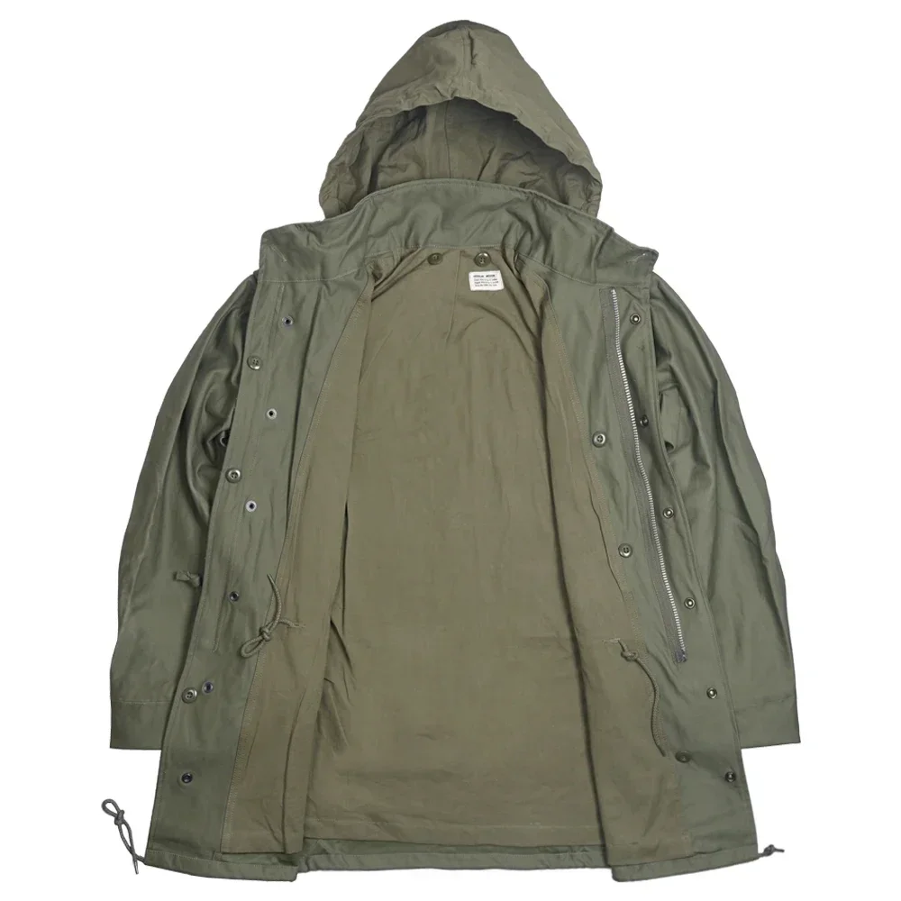 Chaqueta de campo militar M65 satén de algodón reproducción - imagen 3