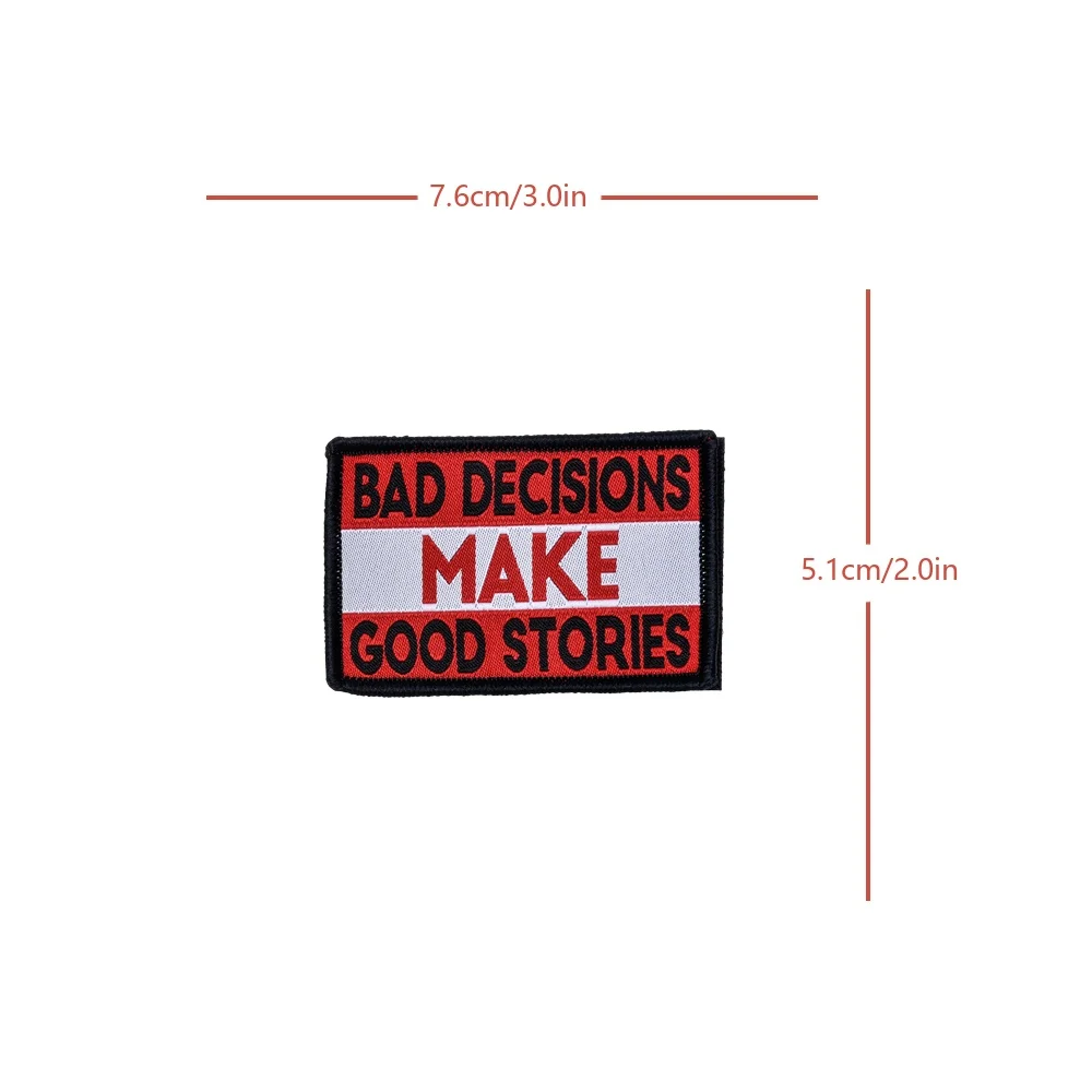 Parche morale divertido con meme – Adhesivo Velcro para mochila - imagen 5