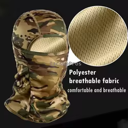 Pasamontañas táctico camuflaje militar multifunción para airsoft y caza