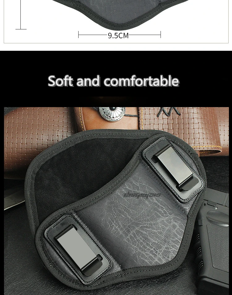 Funda oculta bajo la ropa para uso sigiloso
