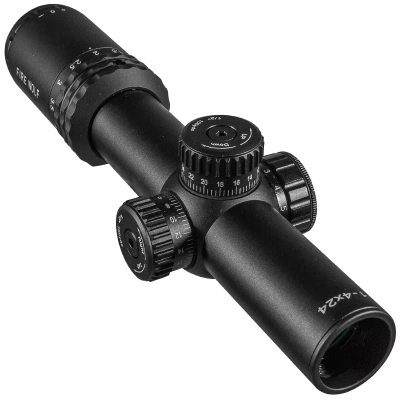 FIRE WOLF 1-4X24E mira telescópica de caza con retícula iluminada - imagen 5