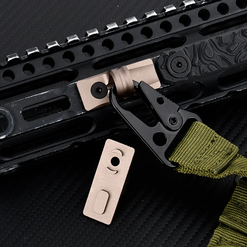 QDX anclaje QD M-LOK compacto para correa, compatible con ganchos - imagen 5
