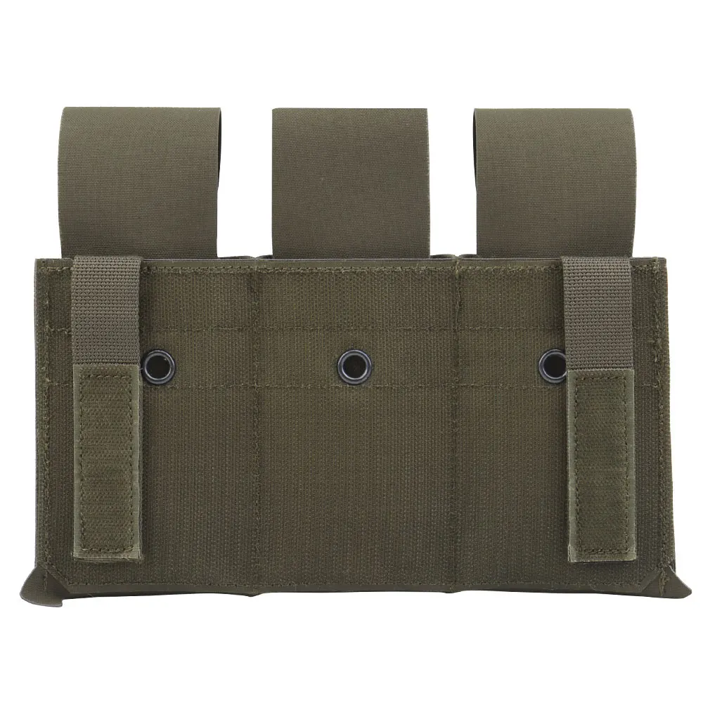 Bolsa táctica porta revistas panel frontal con solapa para placa - imagen 5