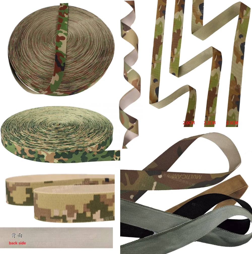 JSDF AOR1 correa táctica impresa ribete enrollable un solo lado