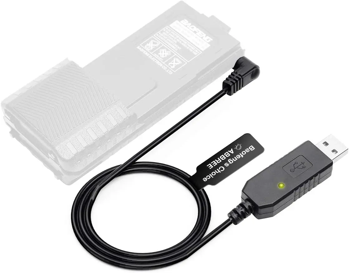 Cable cargador USB BaoFeng para UV-5R UV-82 AR-152 - imagen 2
