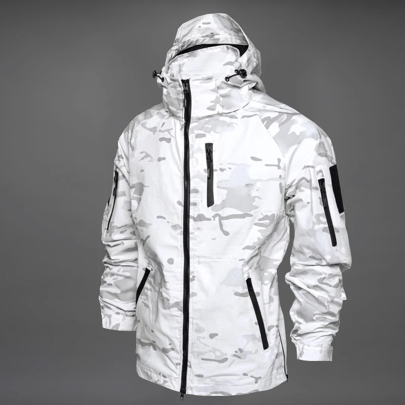 Chaqueta táctica camuflaje MCAP poliéster y algodón outdoor