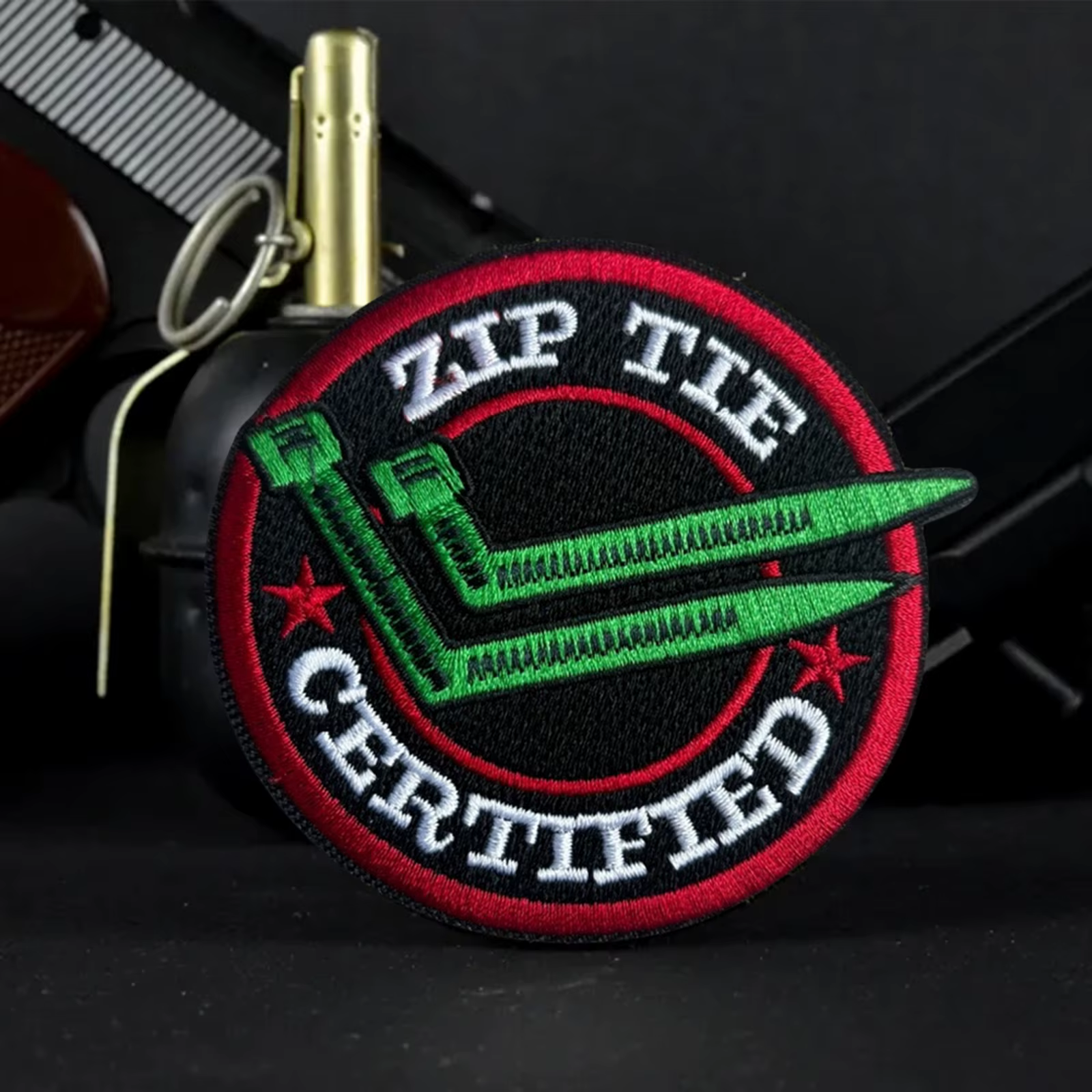 Parche táctico bordado velcro – Insignia militar para uniforme - imagen 2