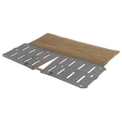 Panel adaptador MOLLE extendido con plataforma y velcro para chaleco