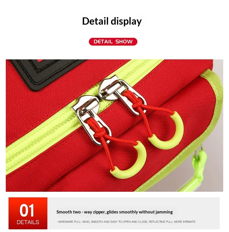 Detalle del diseño de la mochila