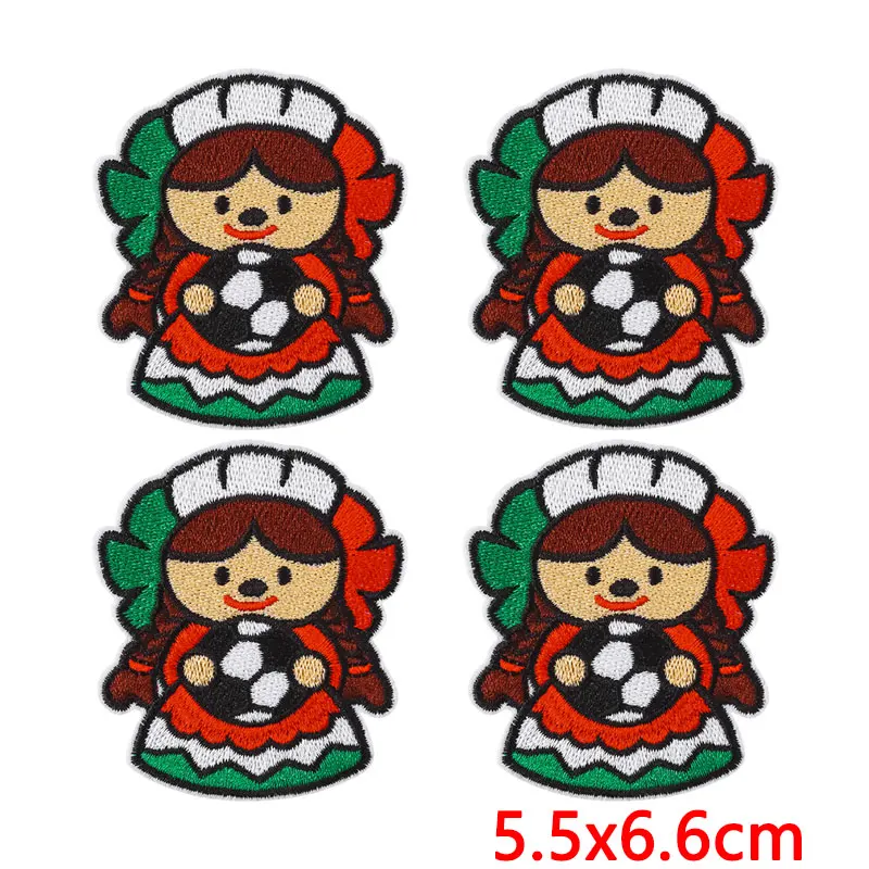 Parche termoadhesivo táctico cactus mexicano y letras para ropa - imagen 2