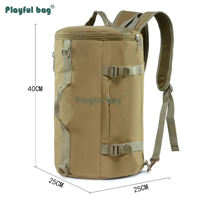 Bolsa táctica de barril 20L impermeable 900D camuflaje AVA47 - imagen 5
