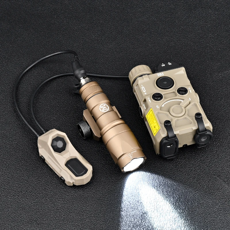 WADSN apuntador láser táctico VIS/IR con LED y carcasa nylon - imagen 2